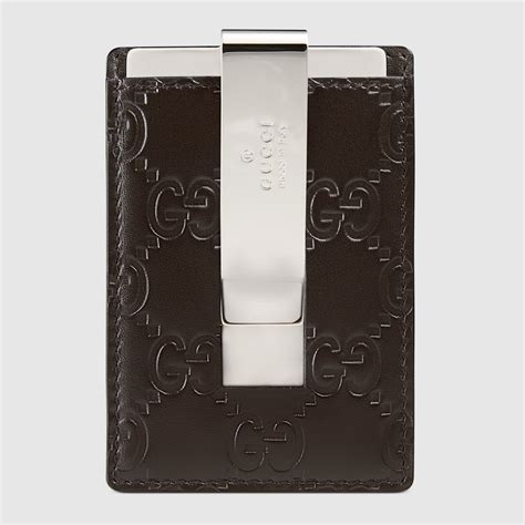 gucci gold plated money clip|Gucci money clip wallet men's.